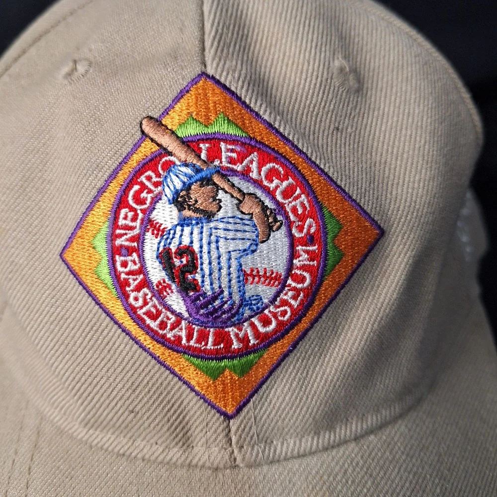NLBM Negro Leagues Baseball Museum Hat Khaki Discover Greatness Strapback Cap‎